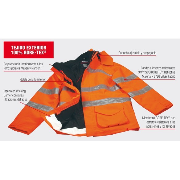 PARKA GORE-TEX ALTA VISIBILITAT COFRA DEVON