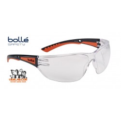 BOLLE SLAM+ CLEAR SAFETY GLASSES