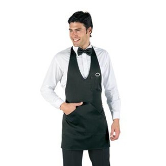 DAVANTAL BISTRO UNISEX NEGRE