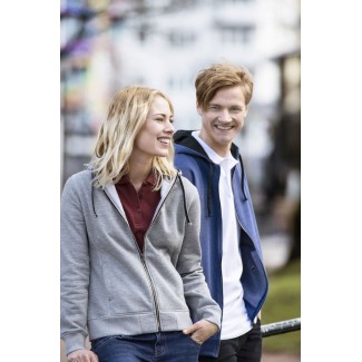 sudadera cliqué classic hoody cremallera entera 2