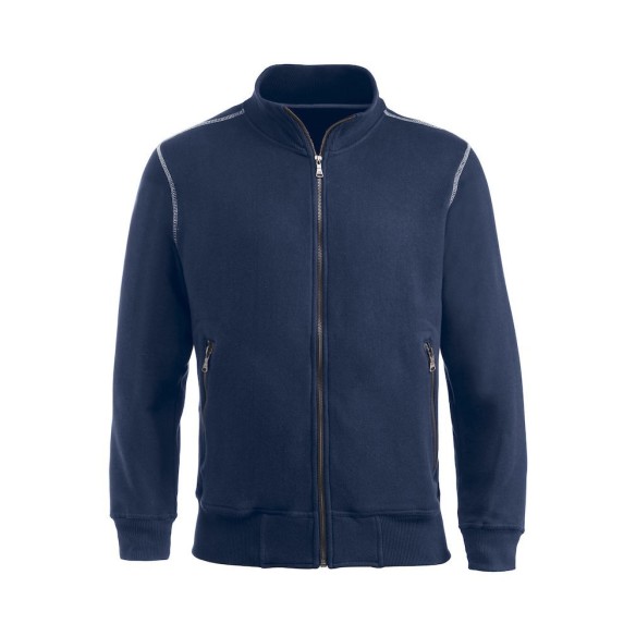 sudadera cliqué logan cremallera entera 1