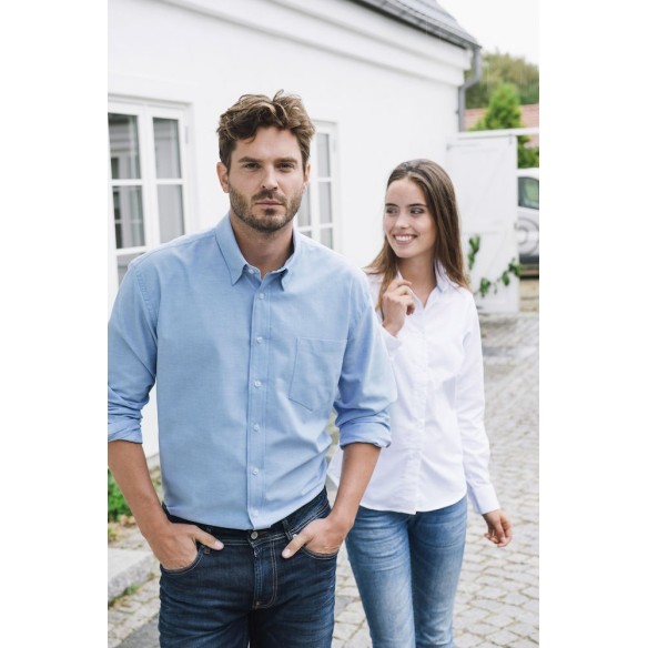 SHIRT MANCHES LONGUES CLIQUE OXFORD