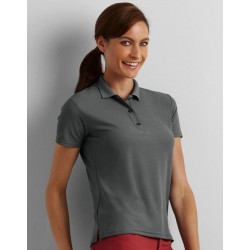 POLO PERFORMANCE DOUBLE PIQUÉ FEMME