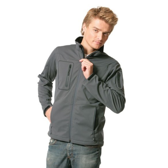 JAQUETA SOFTSHELL B&C AMB CAPUTXA