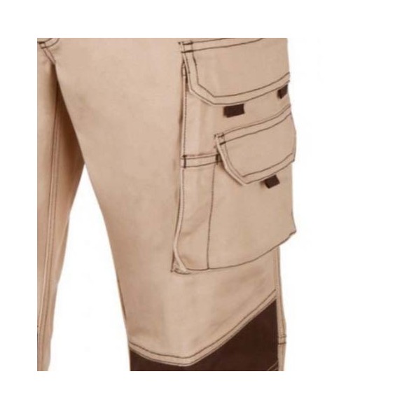 PANTALONS CANVAS BICOLOR MULTIBUTXAQUES 
