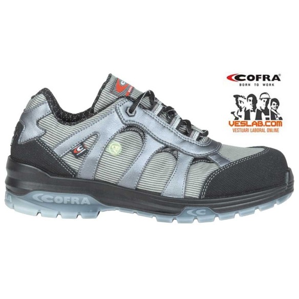 CALÇAT DE SEGURETAT COFRA FOXTROT GREY S1 P ESD SRC