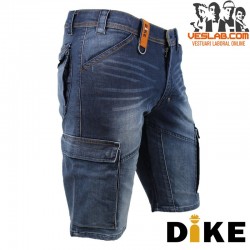 DIKE DENIM STONE WASHED SHORT