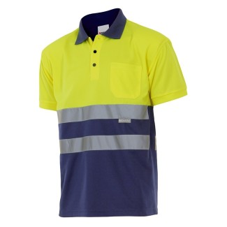 POLO HAUTE VISIBILITE BICOLORE MANCHE COURTE 2