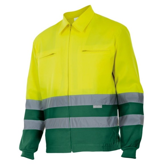 VESTE HAUTE VISIBILITÉ BICOLOR 