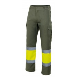 PANTALON HAUTE VISIBILITÉ BICOLEUR 