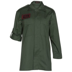 CHAQUETA COCINERA PARCHE MILITAR