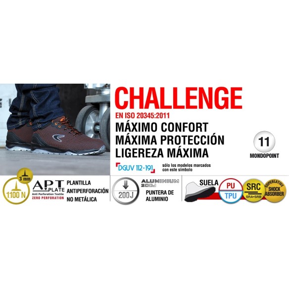 zapatos seguridad cofra goal line s3 3