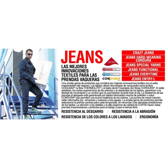 COFRA ASTORGA JEANS 380grs/m2