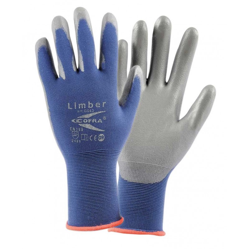 COFRA LIMBER (PU) GLOVES PACK 12 uts.