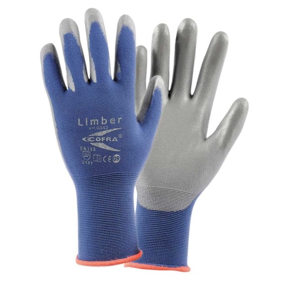 COFRA LIMBER (PU) GLOVES PACK 12 uts.