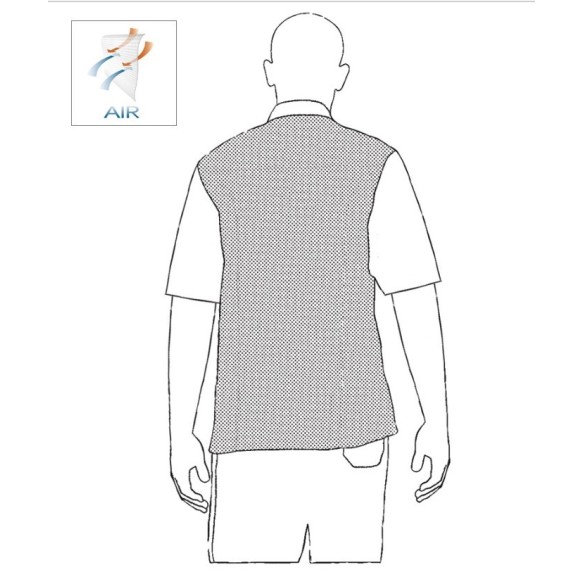 chaqueta cocina bordeaux ottavio manga corta 2