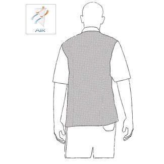 VESTE CUISINE GREY MIX OTTAVIO MANCHE COURTE 2