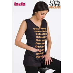 CASAQUE LACLA S/M TRAVETTES DORÉES
