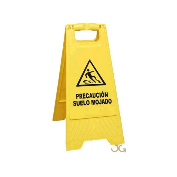 Warning sight of wet floor