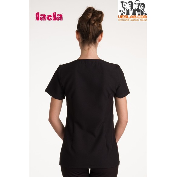 BLOUSE LACLA COU V BOUTONS