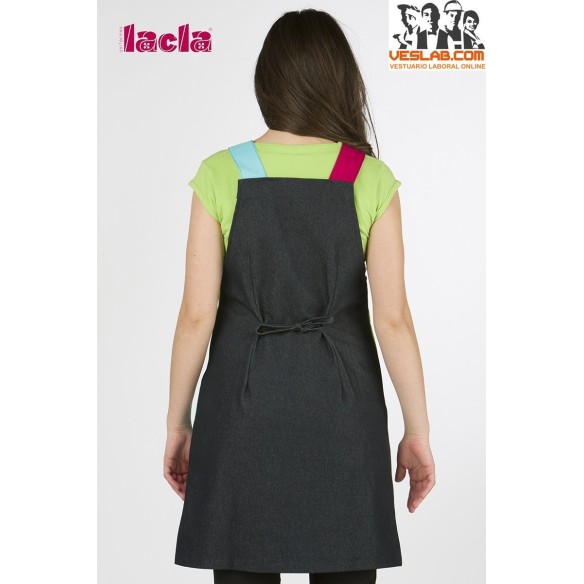 TABLIER LACLA DENIM MULTICOULEUR