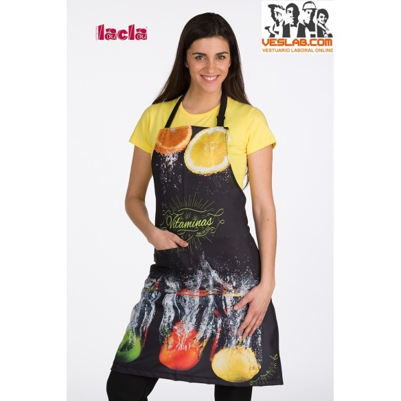 TABLIER LACLA ESTAMPILLÉ