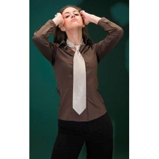 Camisa senyora de màniga llarga i coll mao