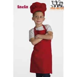 delantal y gorro lacla infantil 1