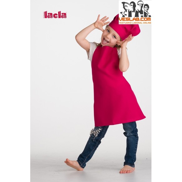 APRON AND HAT LACLA CHILDREN