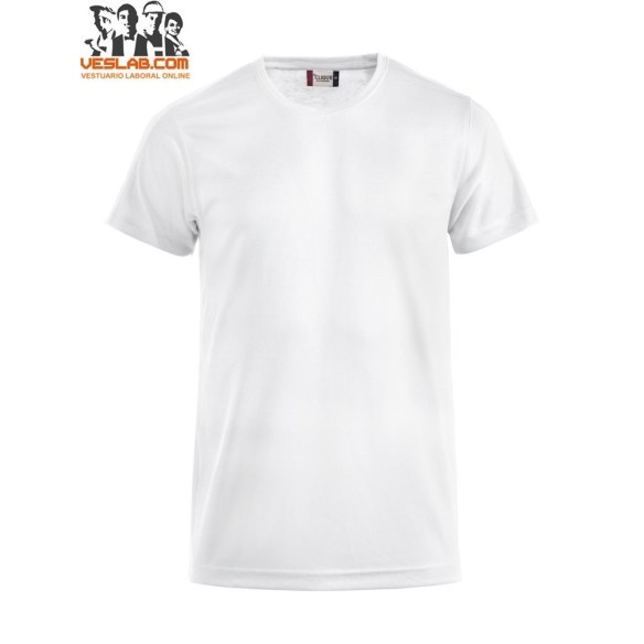 camiseta blanca de manga corta de hombre ice-t clique 2