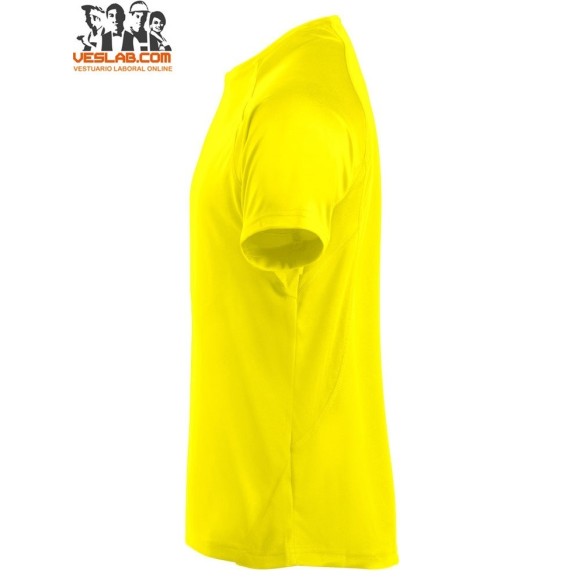 camiseta blanca de manga corta de hombre active-t clique 8