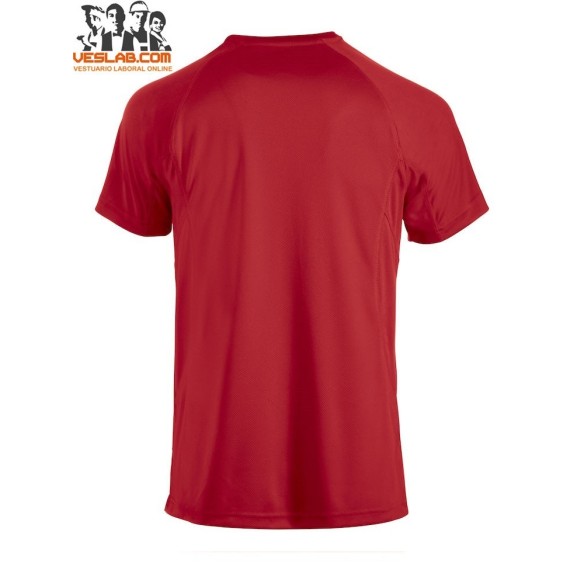 camiseta blanca de manga corta de hombre active-t clique 10