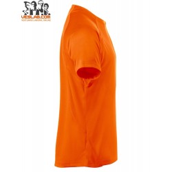 camiseta blanca de manga corta de hombre active-t clique 25