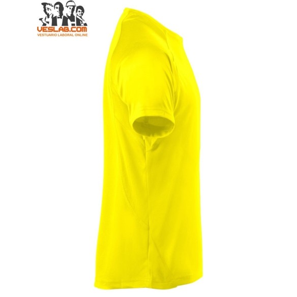 camiseta blanca de manga corta active-t clique ladies 9