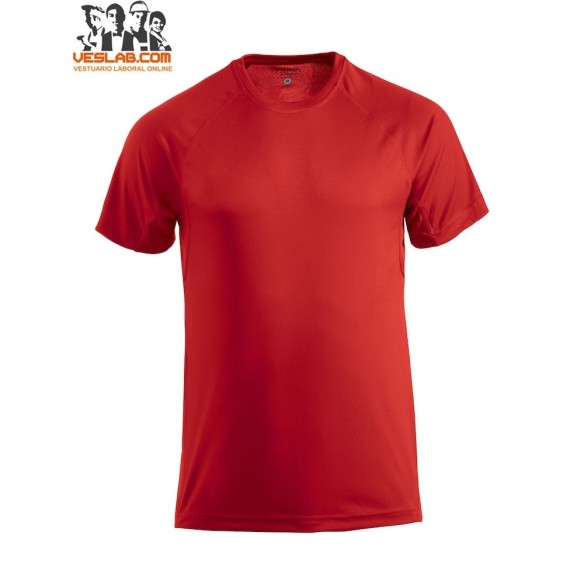 camiseta blanca de manga corta active-t clique ladies 11