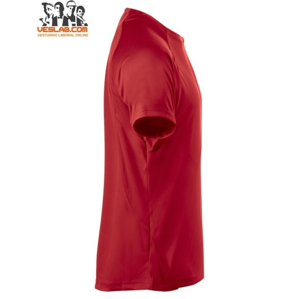 camiseta blanca de manga corta active-t clique ladies 13