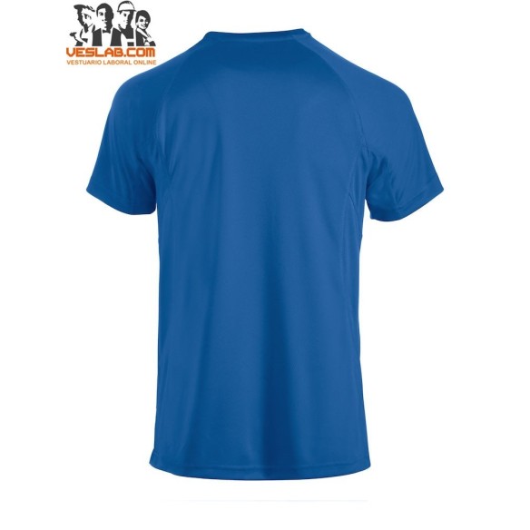 camiseta blanca de manga corta active-t clique ladies 14