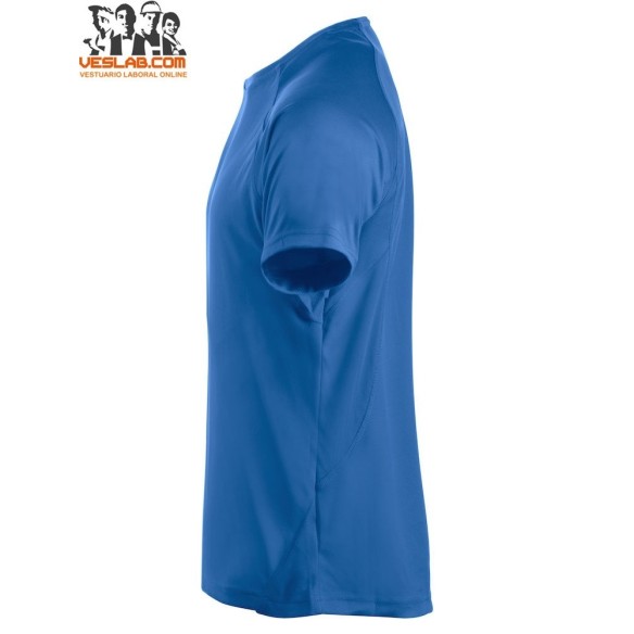 camiseta blanca de manga corta active-t clique ladies 16