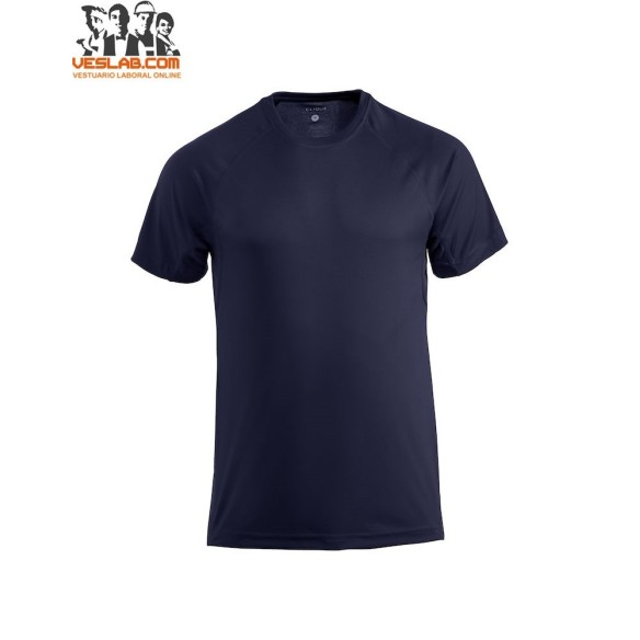 camiseta blanca de manga corta active-t clique ladies 27