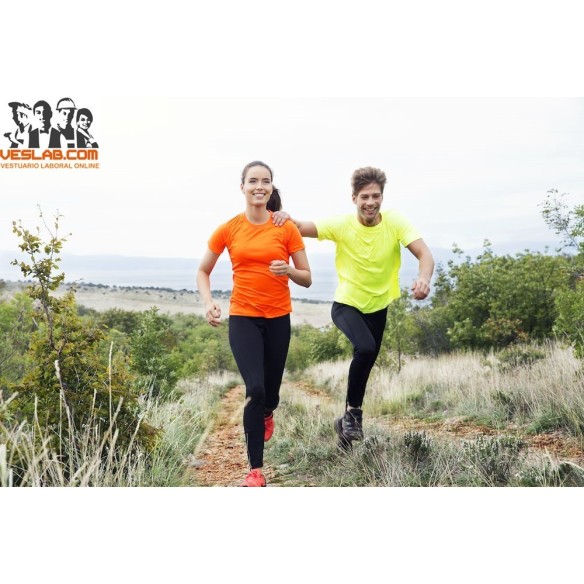 camiseta blanca de manga corta active-t clique ladies 34