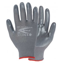 PACK 12uds.  GUANTES COFRA LABOUR (Nitrilo) 