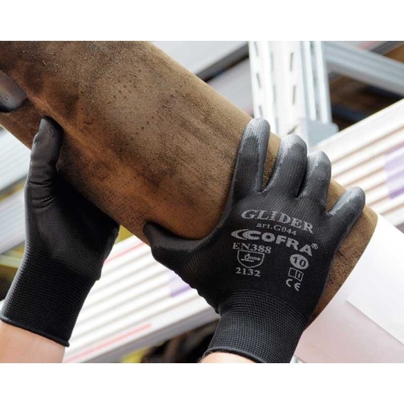 GANTS COFRA GLIDER (PU) PAQUETE 12 uds.
