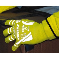 COFRA REFLEXIVE (PU) GLOVES PACK 12 uts.