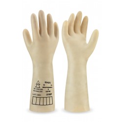 UNSUPPORTED NATURAL LATEX GLOVES. CLASE 0 - 500V
