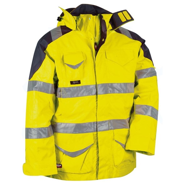 MANTEAU COFRA PROTECTION HAUTE VISIBILITÉ
