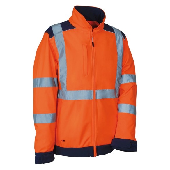 Cazadora Softshell Cofra Sideia naranja
