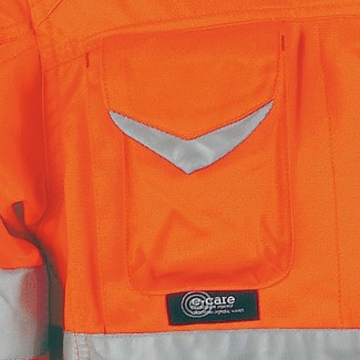 BLOUSON SOFTSHELL COFRA WARNING HAUTE VISIBILITÉ 2