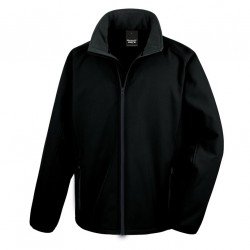 Jaqueta softshell home personalitzada negre
