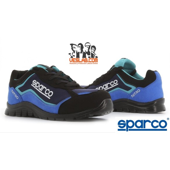CHAUSSURES DE SÉCURITÉ SPARCO TEAMWORK PRACTICE S3 SRC BLUE