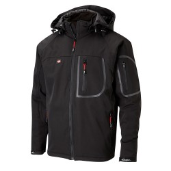 CHAQUETA SOFTSHELL IMPERMEABLE CON CAPUCHA LEE COOPER